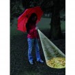 Outdoorový deštník Light Trek automatik flashlite červený
