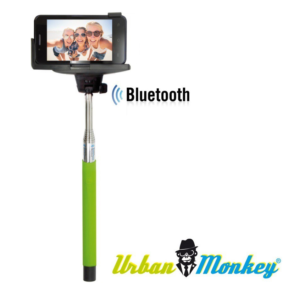 Teleskopická selfie tyč Urban Monkey zelená Urban Monkey - Easypix Z2655210