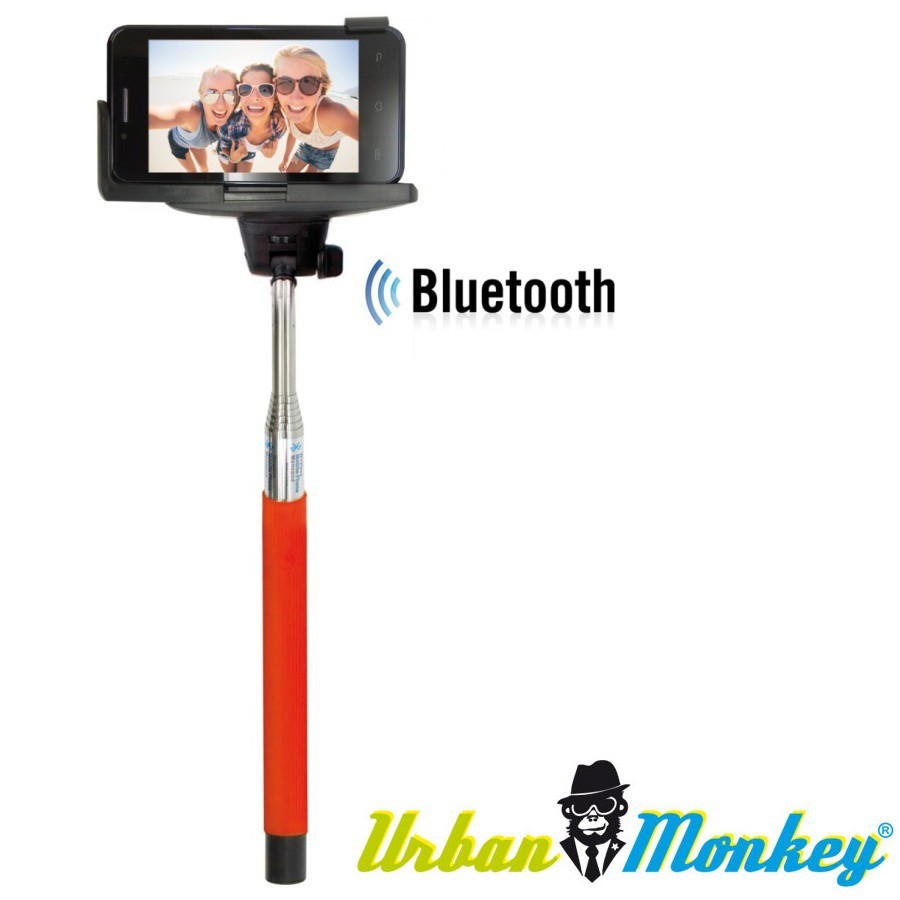 Teleskopická selfie tyč Urban Monkey červená Urban Monkey - Easypix Z2655212