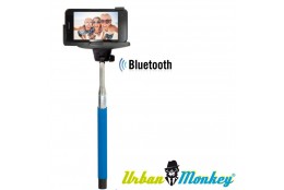 Teleskopická selfie tyč Urban Monkey modrá