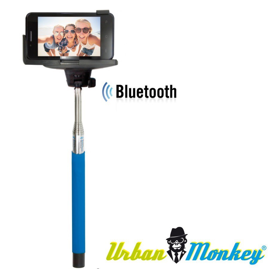Teleskopická selfie tyč Urban Monkey modrá Urban Monkey - Easypix Z2655209