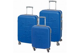 Cestovní kufry Check.In Sports modré - 3 ks