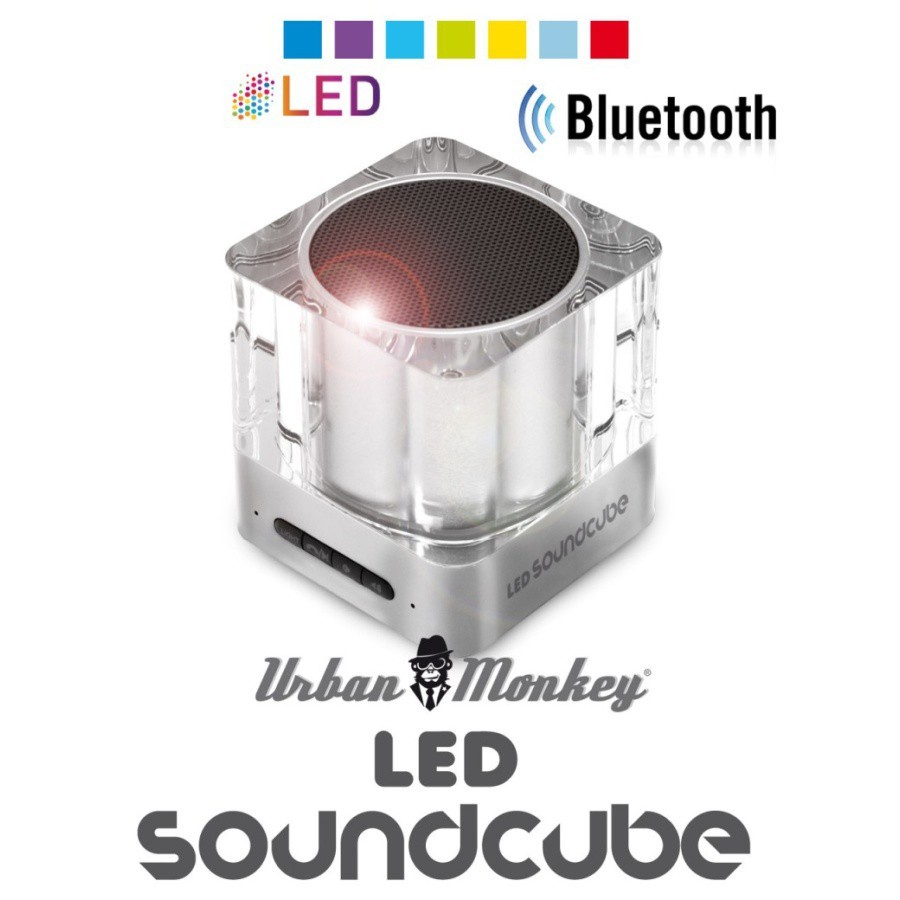 Bluetooth reproduktor Urban Monkey LED SoundCube Urban Monkey - Easypix Z2653120