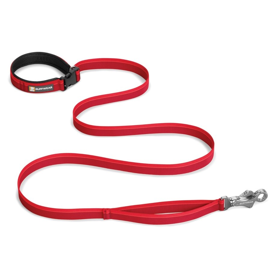 Vodítko pro psa Flat Out Leash červené Ruffwear Z6540304-615