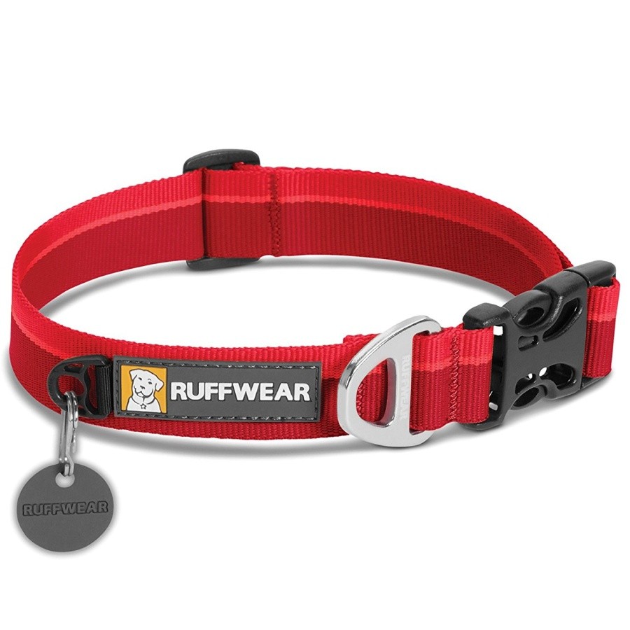 Obojek pro psa Hoopie Collar červený, Velikost S Ruffwear Z6525203-6151114