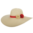 Dámský klobouk Cappelli Straworld Large Poms béžový 