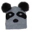 Dámská pletená čepice Scala Novelty Knit panda 
