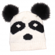 Dámská pletená čepice Scala Novelty Knit panda 