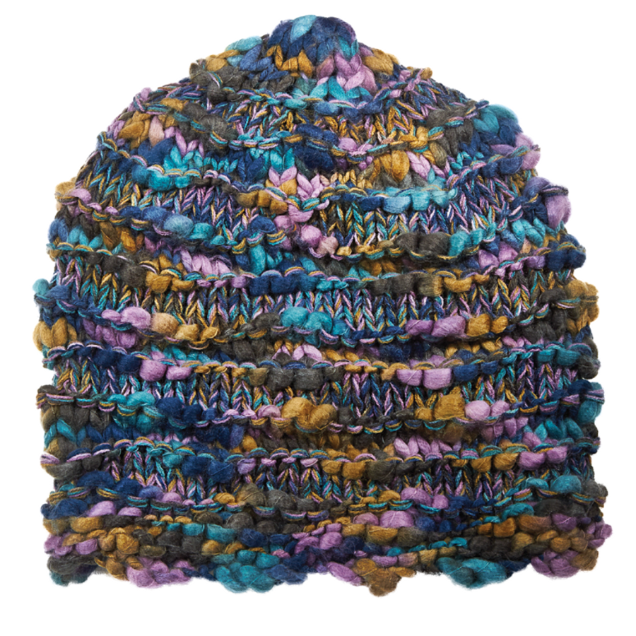 Dámská pletená čepice Scala Multi Yarn, Barva Modrá Scala Z34LK165-purple