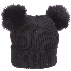 Dámská pletená čepice Scala Beanie černá