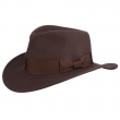 Pánský klobouk Indiana Jones Crushable Wool Felt