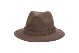Pánský klobouk DPC Wool Blend Safari hnědý