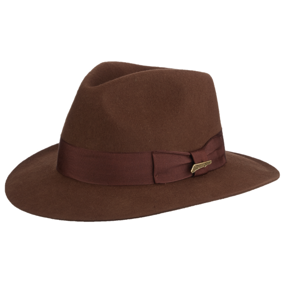 Pánský klobouk Indiana Jones Wool Felt vel. S, Velikost S Indiana Jones Z34IJ551-brn1