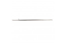 Stanová ocelová střešní tyč ⌀ 25 mm - s hákem  (160-260 cm)