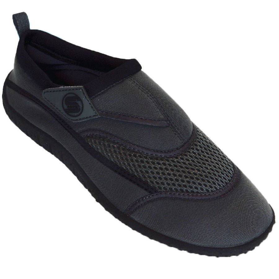 Pánské boty do vody Surf7 Velcro černé, Velikost č. 45 Surf7 Z10AQ20M.BLACK.12