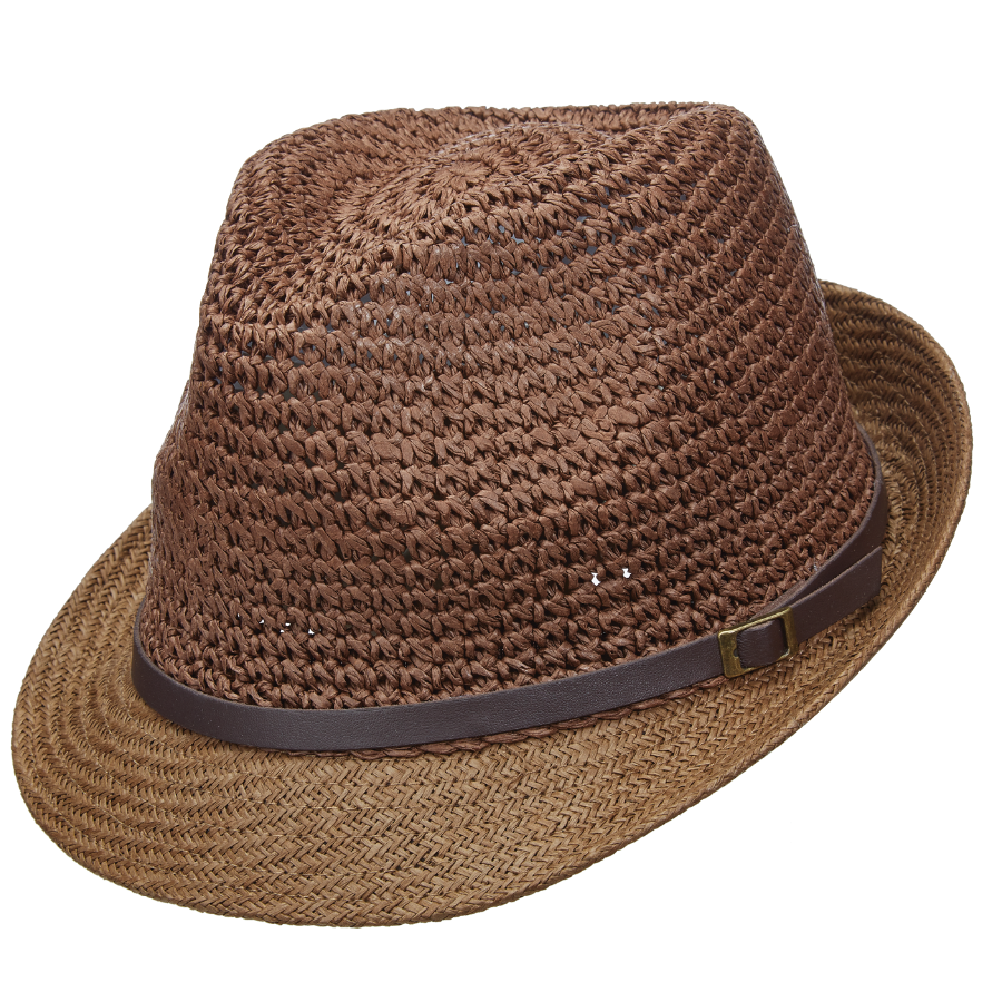Dámský klobouk Scala Cro Toyo hnědý Scala Z34LT200-chocolate