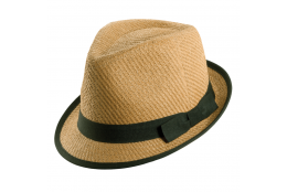 Dámský klobouk Tropical Trends Fedora béžový