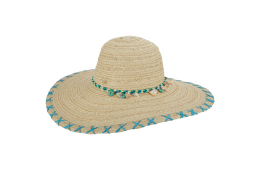 Dámský klobouk Cappelli Straworld Shell světle modrý