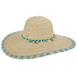 Dámský klobouk Cappelli Straworld Shell světle modrý