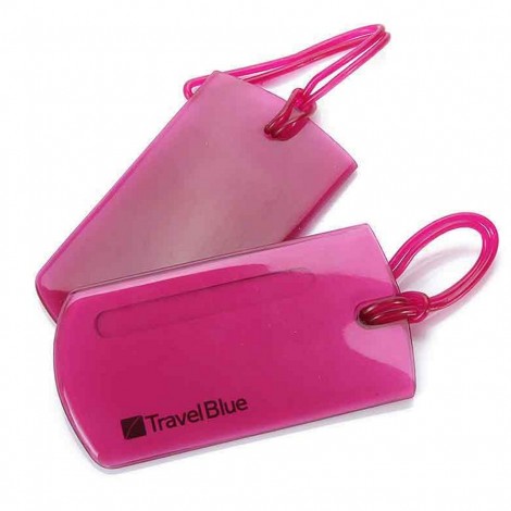 Jmenovka na zavazadla Travel Blue Jelly ID Tag (2ks) červená