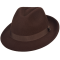Pánský klobouk Dorfman Pacific Dapper hnědý