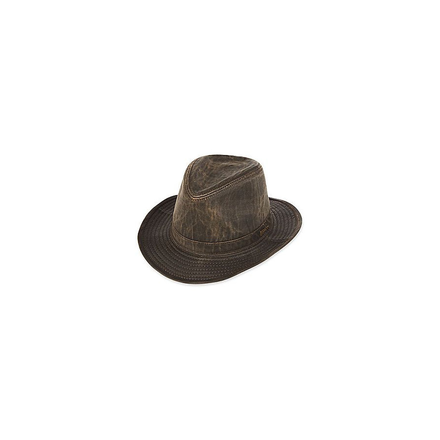 Pánský klobouk Indiana Jones Cloth Fedora, Velikost M Dorfman Pacific Z34IJ21-dkbrn2